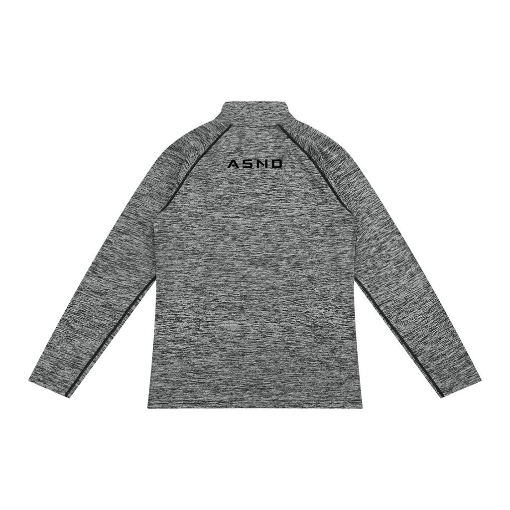 ASND,asnd,foundation,quarterzip,performance,athletic,training,workout,athleisure,lightweight,breathable,stretch,raglan,gym,everydaywear,B2C,b2c